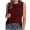 Wine, variant on lmcalzta Womens Tank Tops Sleeveless Crewneck T Shirts Summer Casual Loose Comfy Tees Solid Color