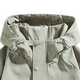 thumbnail image 4 of FAHUOMU Mens Rain Jacket Lightweight Outdoor Hiking Travel Waterproof Hooded Windbreaker Fashion Y2k Teen Boy Street Jacket Coat, 4 of 5