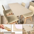 thumbnail image 4 of Mantel Ajustado Uxcell con Borde Elástico, Mantel Rectangular de PU Estirable Impermeable para Mesa de 35 x 59 Pulgadas, Interior y Exterior, Restaurante, Fiesta, Gris Claro, 4 of 6