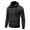 Dark Gray, variant on KIHOUT Fall and Winter Mens Coat Plus Size Men's Fashion Casual Solid Color Zipper Pockets Long Sleeve Hooded Casual Outwear Coat
