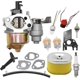 thumbnail image 1 of GX160 Carburetor Replacement for Honda GX120 GX140 GX168F 5.5HP GX200 6.5HP Engine with Gasket Replacement 16100-ZH8-W61 16100-ZH7-W51, 1 of 5
