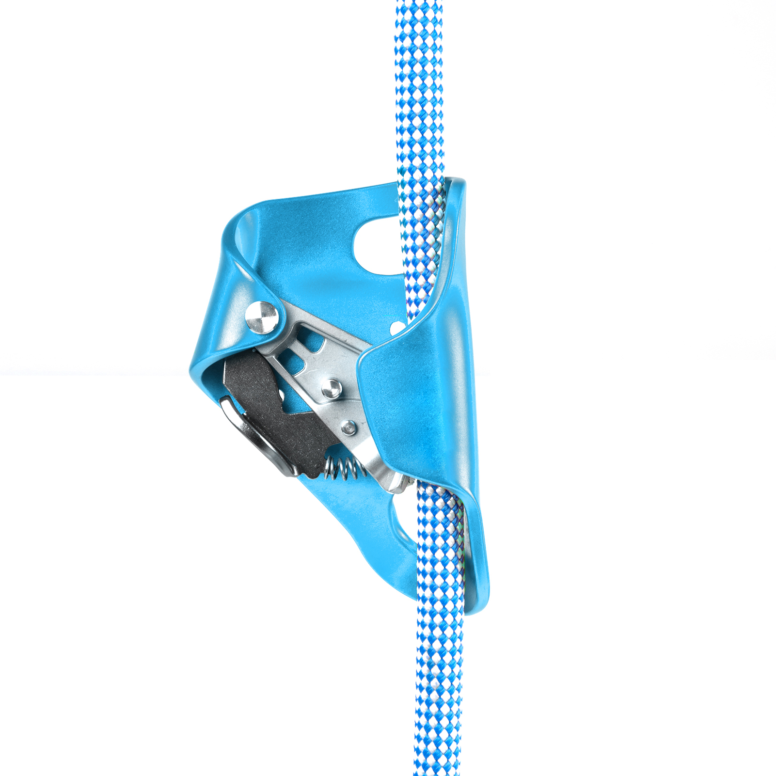 Ascending Rigging Clamp Rock Climbing Chest Ascender Safety Aluminum Anti Slip Abdominal Riser Rigging Clamp for Mountaineering