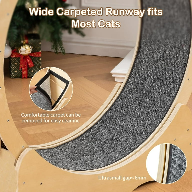 Cat Exercise Wheel,Ferris Cat Wheel Exerciser for Indoor Cats, Cat