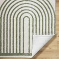 thumbnail image 4 of Mark&Day Washable Rugs, 8x10 Larita Modern Grass Green Area Rug, Green Light Beige Carpet for Living Room, Bedroom or Kitchen (7'10" x 10', Machine Washable), 4 of 7