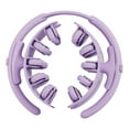 thumbnail image 4 of Milaget Rouleau de Massage Musculaire pour Jambes à 20 Roues à Double Rangée 28x26x8,2 cm Tension Réglable Violet, 4 of 9