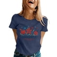 thumbnail image 3 of ibiyuan 250 Anniversary Usa Shirt Funny T Shirts for Women Crew 4th Of July Shirts Short Sleeve Shirts Independence Day Womens Shirts Womens Holiday Tops, 3 of 5
