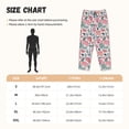 thumbnail image 3 of Pofeuu Flower Leaves Print Women's Fashion Pajama Pants with Pockets Comfy Drawstring Sleep Lounge Bottoms-X-Large, 3 of 6
