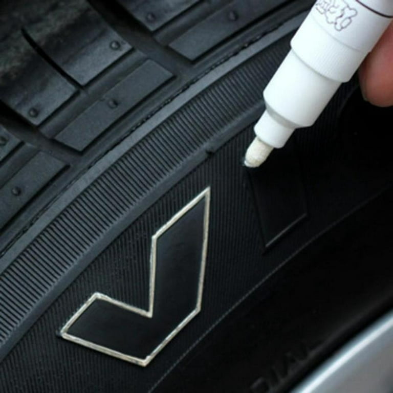 12x RED Paint Pen Marker Waterproof Permanent Car Tire Lettering