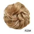 thumbnail image 5 of Curly Hair Bun Messy Synthetic Chignon Hairpiece Hair Bun Extensions R25# Bleach Brown & Light Bleach Blonde, 5 of 5