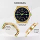 thumbnail image 4 of Reloj Casio Mtpv002 G1b Hombre Dorado Negro Fechador Full Correa MTP-V002G-1B, 4 of 8