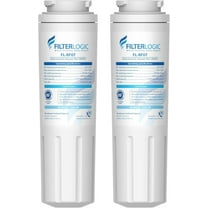 Filterlogic UKF8001 Replacement for Filter 4, Whirlpool EDR4RXD1, 4396395, UKF8001AXX-200, UKF8001AXX-750, 46-9006, Puriclean II, FMM-2, FL-RF07, Refrigerator Water Filter, Pack of 2