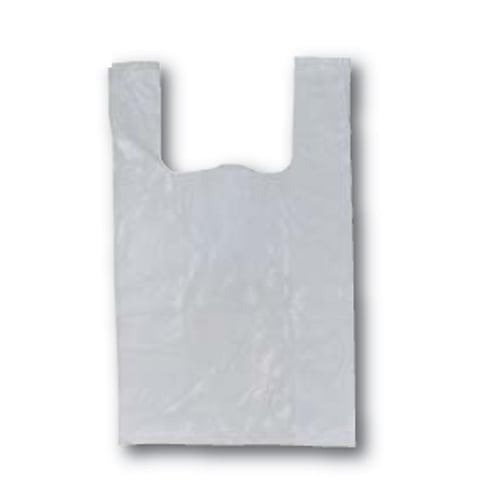 Primepak Plastic Grocery Tote Bag White, 1/8 BBL | 500/Case - Walmart.com