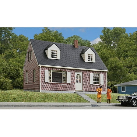 Walthers Cornerstone Ho Scale Building Structure Kit Brick Cape Cod House Walthers Cornerstone Ho Scale Building Structure Kit Brick Cape Cod House