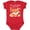 Red, variant on Inktastic My Cousins Love Me Little Fox Boys or Girls Baby Bodysuit