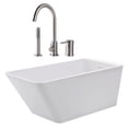 thumbnail image 2 of Hannah 67 Inch Acrylic Contemporary Freestanding Bathtub Package, 2 of 2
