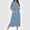 Blue, variant on Gifts Dianli Women Zip Up Knitted Robe Full Length Hooded Housecoat With Pockets Long Knit Bathrobe Soft Comfortable Cozy Loungewear Warm Homewear Easy Care Relaxed Fit