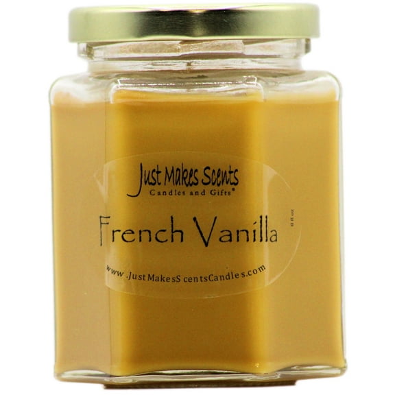 French Vanilla Soy Candle -Just Makes Scents