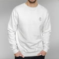 thumbnail image 2 of Men's 330g 100% Cotton Dropped Shoulder Crew Neck Sweatshirt-Cat Catches Fish, 2 of 15