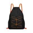 thumbnail image 2 of Fmbmuo Waterproof Drawstring Gym Backpack , Outdoor Durable Adjustable String Bag , For Women Men Traveling Business Hiking Casual Gym, 2 of 5