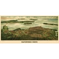 thumbnail image 3 of Alvord 14x9 Black Modern Framed Museum Art Print Titled - Sandusky Ohio - Alvord 1898, 3 of 5