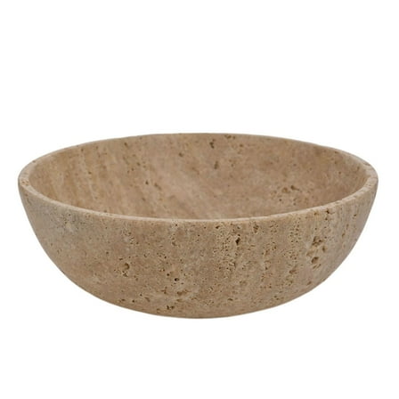 Hestia Travertine Decorative Bowl - 15cm