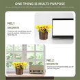 thumbnail image 2 of 3pcs Wood Bark Flower Pots Farmhouse Flower Buckets Wood Log Plant Containers, 2 of 4