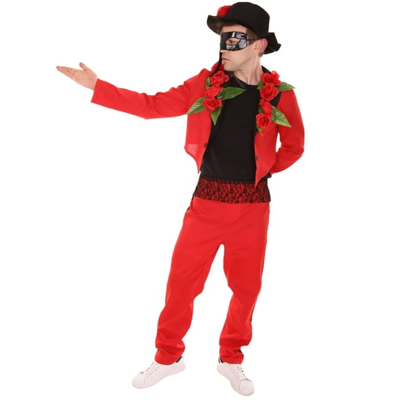 Adult Men's Day of The Dead Senor Costume | Red Cosplay Costume