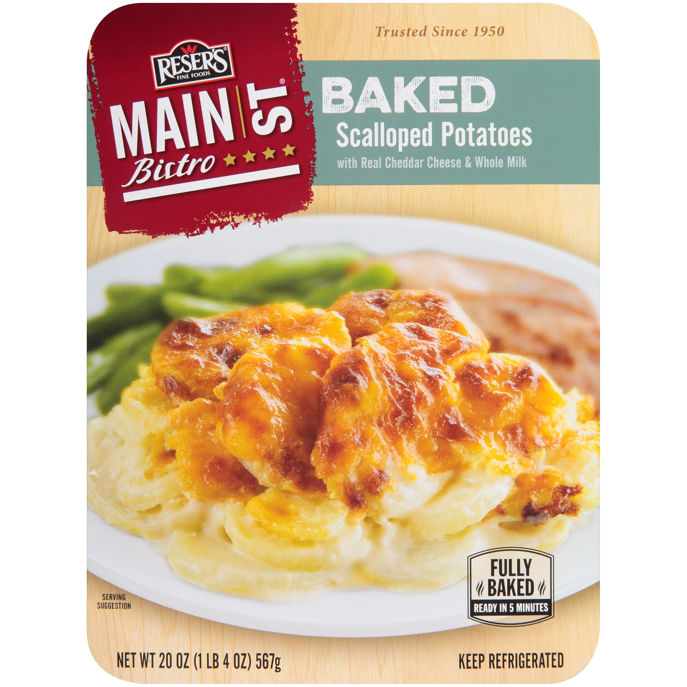 Reser's Main St Bistro Baked Scalloped Potatoes 20 oz. Box by Reser's Fine Foods