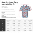 thumbnail image 3 of Picia Flamingo Gentle Cotton Regular Fit Short Sleeve Casual Hawaiian Shirt for Men-X-Large, 3 of 8