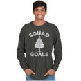 thumbnail image 4 of Squad Goals Wedding Cake Humor Unisex Plus Size Long Sleeve Tee Shirt Brisco Brands 4X, 4 of 6