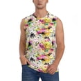 thumbnail image 1 of Balery Retro Musical Camisetas sin mangas para hombre, absorbe la humedad y protege contra el mal olor.-Medium, 1 of 7