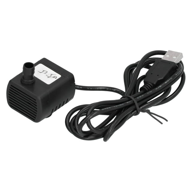 USB Aquarium Pump, Low Power Brushless Submersible USB Plug With Suction Cup For Fish Tank