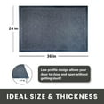 thumbnail image 2 of Envelor Front Door Mat Indoor Outdoor Entrance Doormat Non Slip Durable Floor Mat for Entry Mat Kitchen Rugs Home Decor Rugs Heavy Duty Mat Welcome Mat, 24 x 36 Inches, Black, 2 of 7