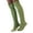Green, variant on Stockings for Women Women's Cable Knitted Thigh High Boot Socks Extra Long Winter Stockings Over Knee Leg Warmers