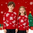 thumbnail image 5 of Mercatoo Boys Christmas Sweater Kids Funny Santa Xmas Sweatshirt Girls Classic Pullover Long Sleeve Soft Warm Winter Sweaters, 5 of 8