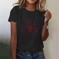 thumbnail image 7 of Vetsdori Women's Patriotic T Shirts Red White and Blue Summer Pullover USA Years Anniversary Short Sleeve,Graphic Crew Neck Fourth of July Fashion T-shirts for Women Independence Day, 7 of 7