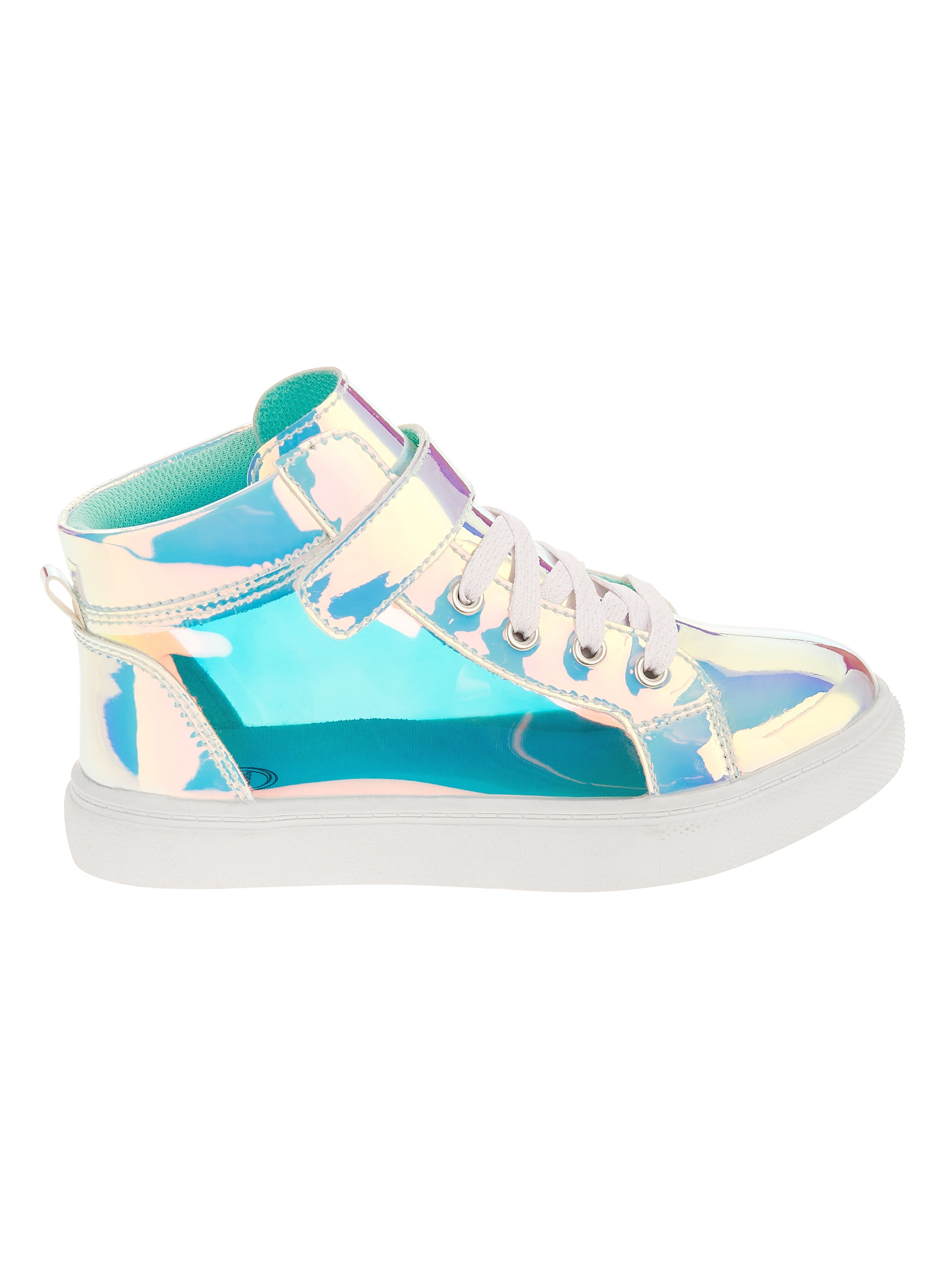 iridescent gym shoes