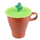 thumbnail image 3 of Tapa De Taza Tapa de taza de silicona en forma de hoja, tapa de tazas a prueba de fugas, tapa antideslizante sellada resistente al calor, decoración de cocina y hogar Likrtyny  Para estrenar, 3 of 5