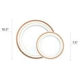thumbnail image 5 of Stock Your Home 125 Piece Place Setting- Rose Gold Rim, 5 of 6