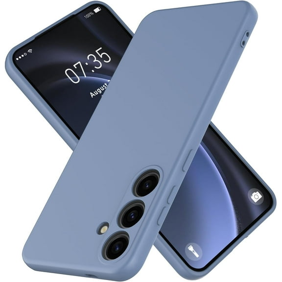 for Samsung Galaxy S24 Plus Case,Durable and Stylish Drop Tested Soft Silicone Gel Rubber Slim Fit Protective Phone Case for Samsung Galaxy S24 Plus (Lavender Gray)