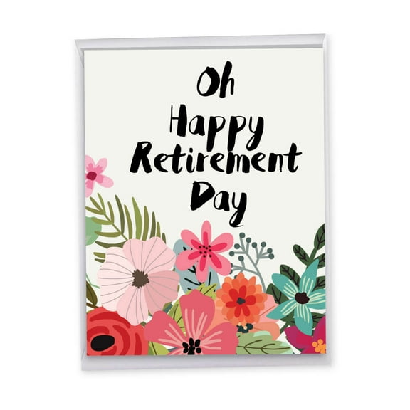 1 Big Retirement Card (8.5 x 11 Inch) - Optimisms Retirement J6631GRTG-US
