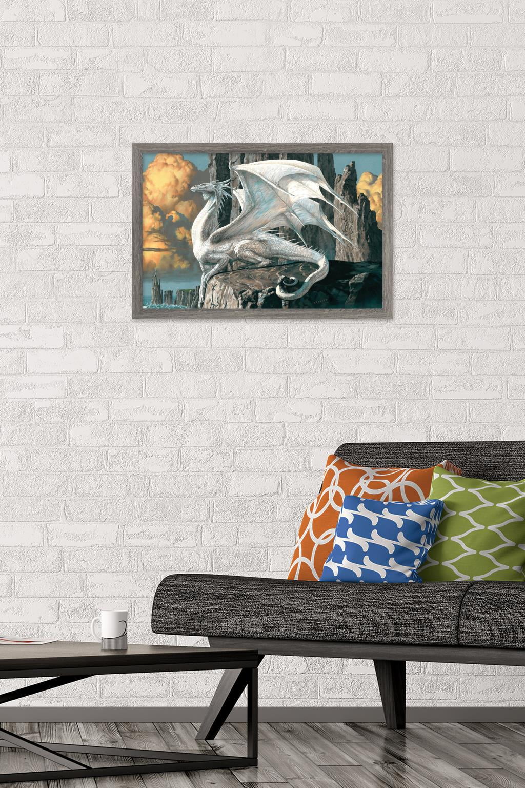 Ciruelo - Hobsyllwin Wall Poster, 14.725" x 22.375", Framed