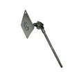 thumbnail image 1 of Soporte de tambor silencioso, placa de accesorios, soporte de metal portátil y liviano para práctica Varilla de 26 cm con almohadilla, 1 of 9