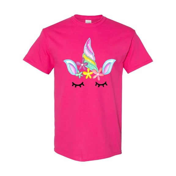 Inktastic Unicorn Face T-Shirt