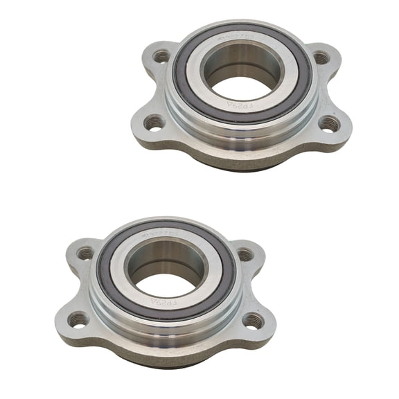 TRQ Front or Rear Wheel Hub Bearing Module Assembly LH RH Pair Kit for Audi VW BHA65205 Fits select: 2004-2012 AUDI A8, 2008-2012 AUDI R8