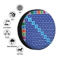 thumbnail image 4 of Fuzoiu Multiplication Table Print Universal Spare Tire Cover with Buckle Strap, Waterproof Wheel Covers for Jeep, Trailer, RV, Truck and All Car-16 inch, 4 of 6
