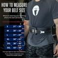 thumbnail image 2 of Titan Fitness Medium 26" - 33" Lever Powerlifting Belt, 4" Wide Belt, 10mm thick, Black Leather Training Belt, 2 of 6