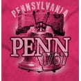 thumbnail image 2 of Pennsylvania Iconic Liberty Bell Penn Plus Size Crewneck Graphic Tee Shirt Brisco Brands 2X, 2 of 5