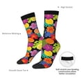 thumbnail image 4 of Logiee Hawaiian Style Print Adult Socks for Men & Women,Calf Socks, Ankle Socks,Boots Socks,Breathable Casual Sock,Unisex Crew Socks, 4 of 6
