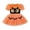 Orange, variant on lnmuld Cat Bat Tutu Dress Puff Short Sleeve Solid Tulle Halloween Cosplay Party Outfit 3-4 Years